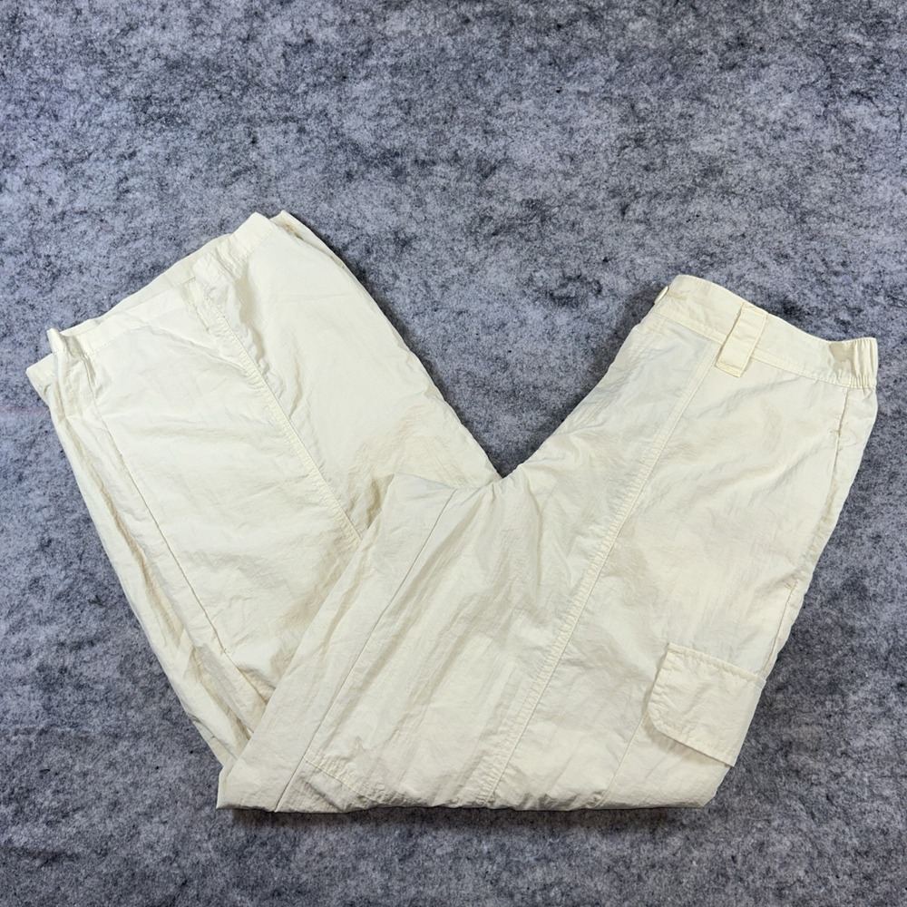 No Boundaries Nylon Pants Women's 8/10 Wide Leg‎ Cargo Utility Y2K Skater Grudge